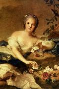 Jean Marc Nattier known as Madame Henriette represented as Flora in china oil painting artist